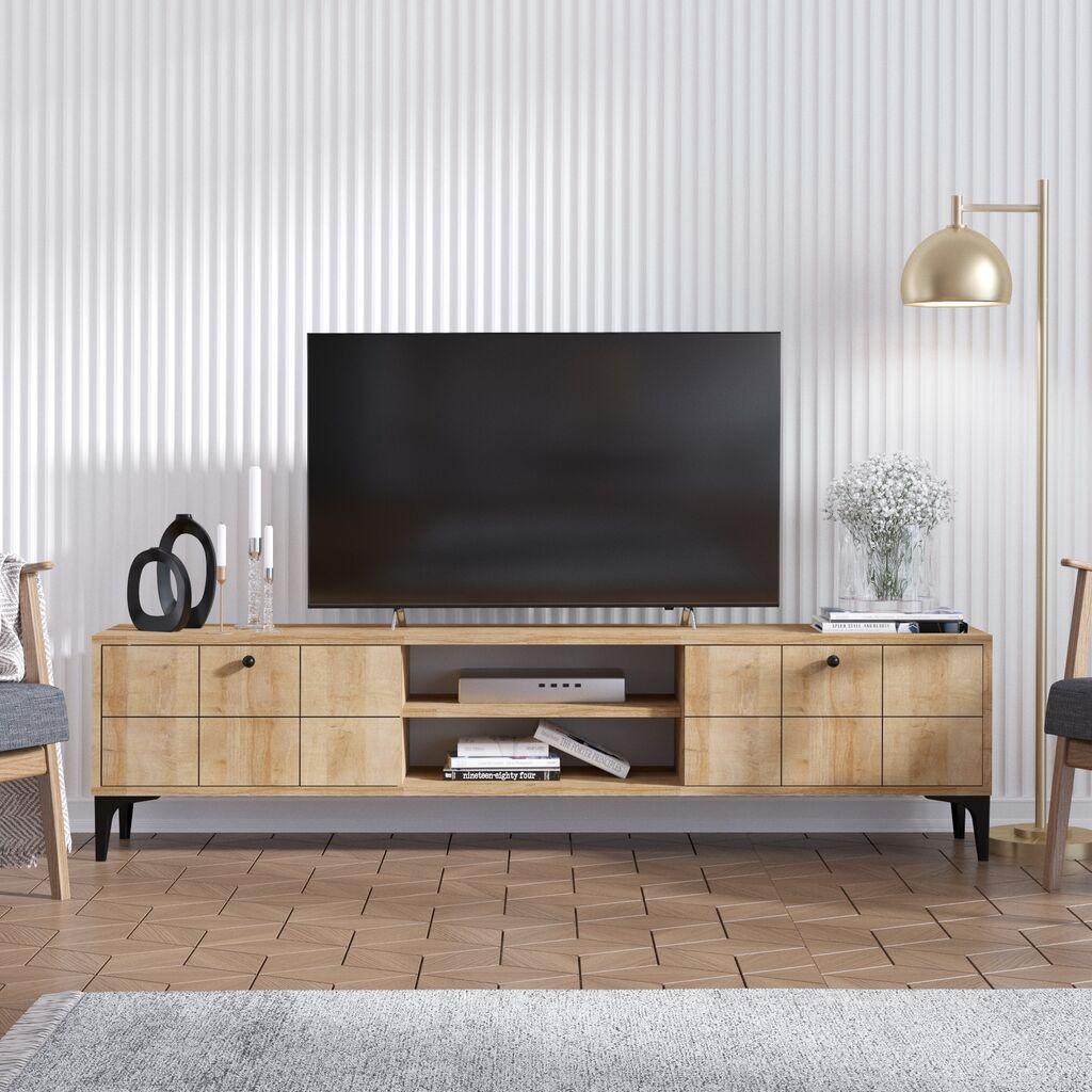 Hanah Home Hera TV polica, smeđa