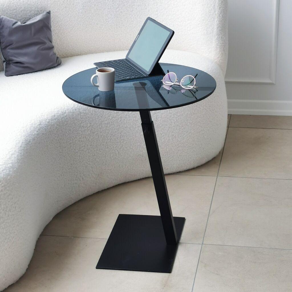 Hanah Home Club sto Fume 40x75x40cm Crni