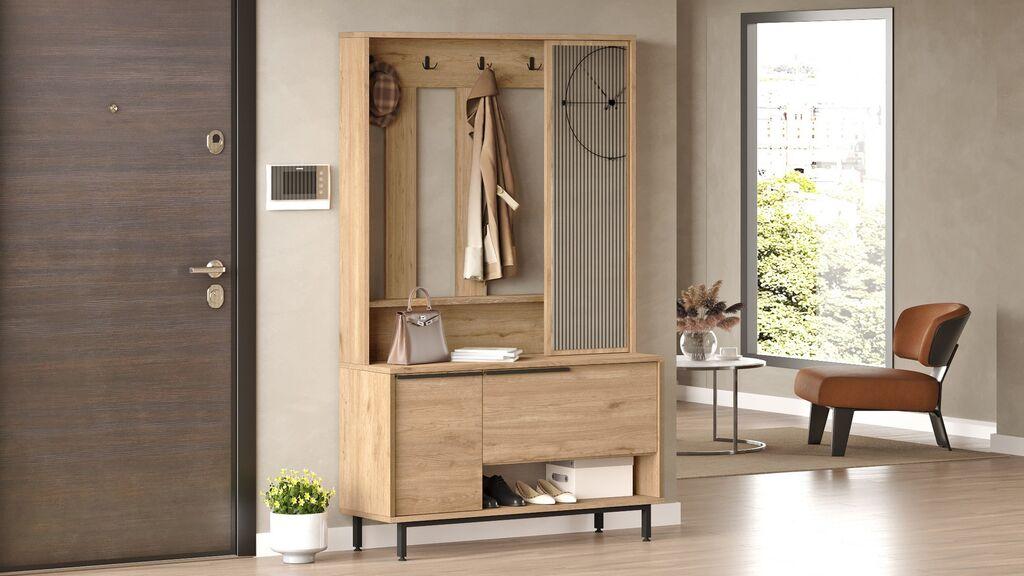 Hanah Home Ormarić za cipele 2,2x178,2x35,5cm Orah