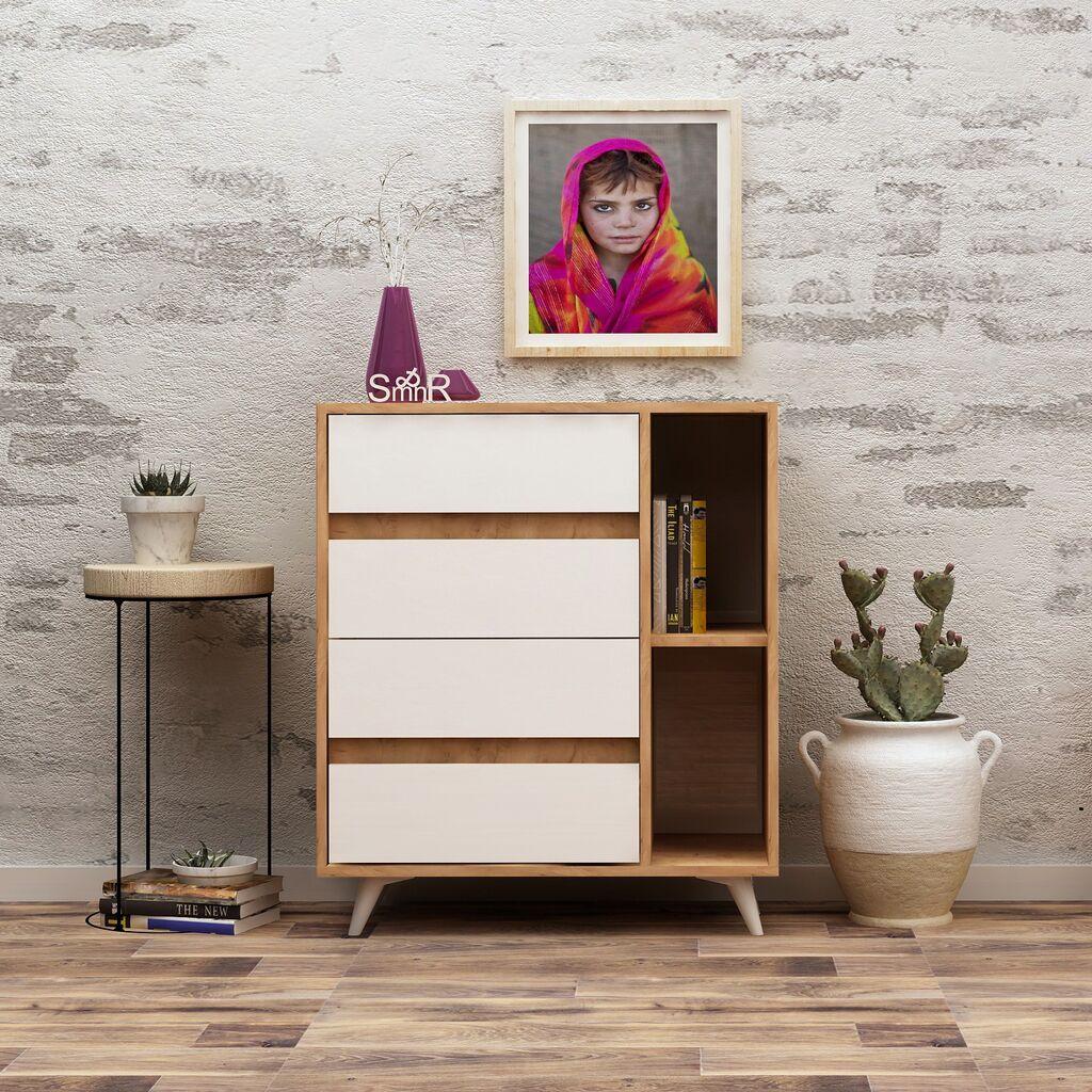 Hanah Home Tsela komoda, hrast