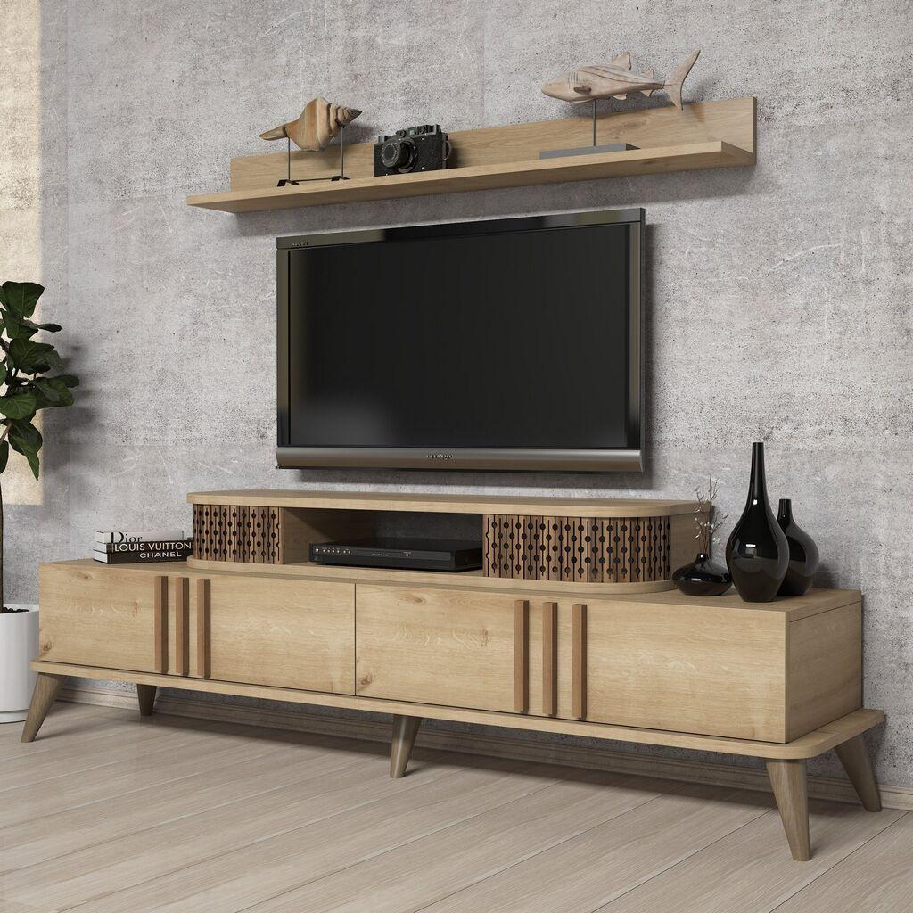Hanah home TV komoda Eylul Hrast