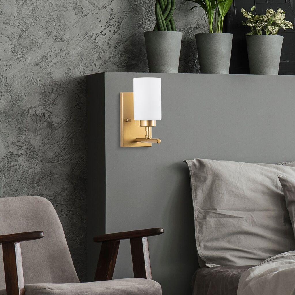 Opviq Zidna lampa E27 Max 40W, Zlatna