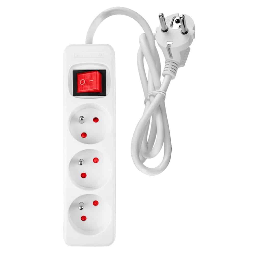NEO Produžni kabel 90-180, 3x1.5 mm, 5m, Bijeli