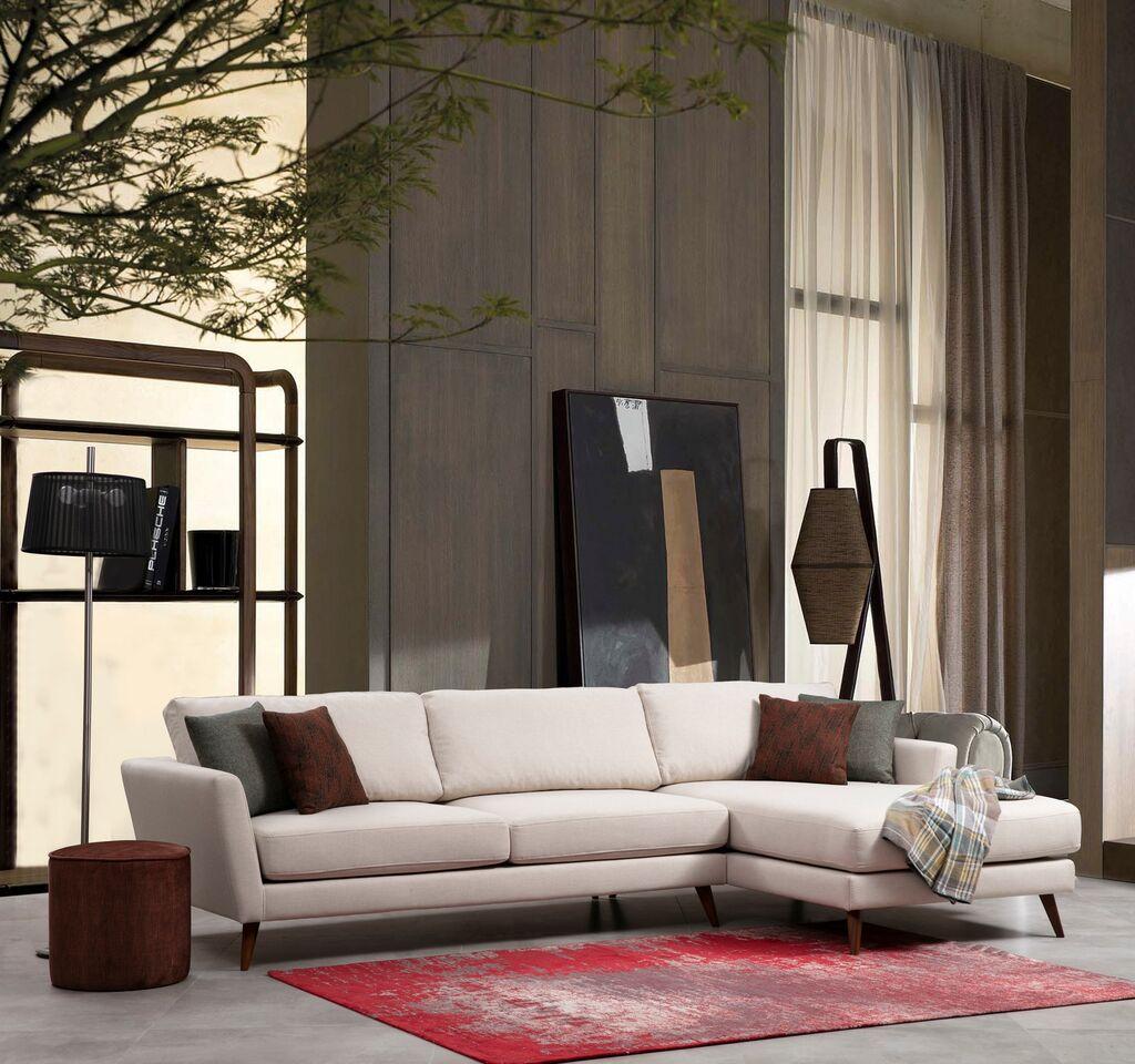 Atelier del Sofa Kutna garnitura Mayorka 93x85x303cm Bež-Smeđa