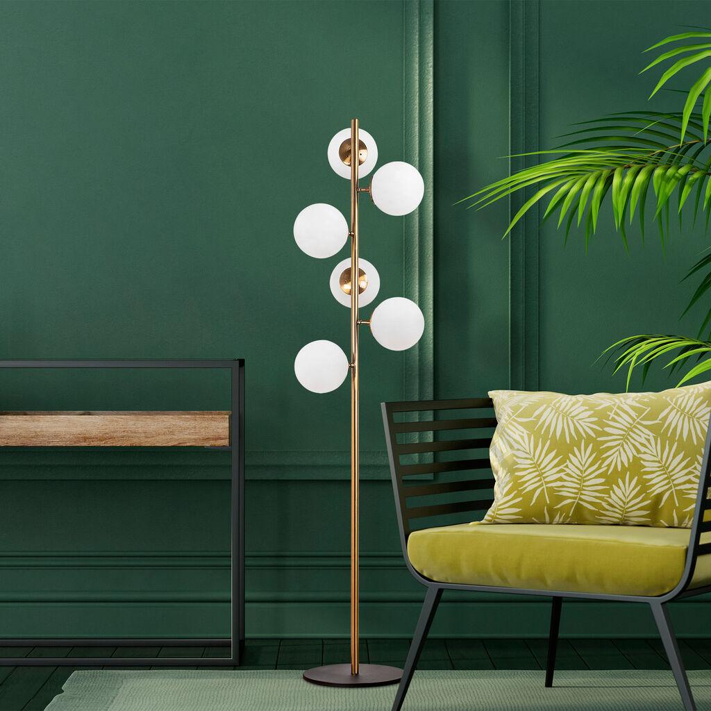 Opviq Fazli 10510 Podna lampa, Bijela