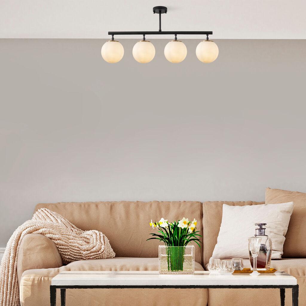 Opviq Luster Fazli-10426, 4xE14, 70x15x35 cm, Bijela