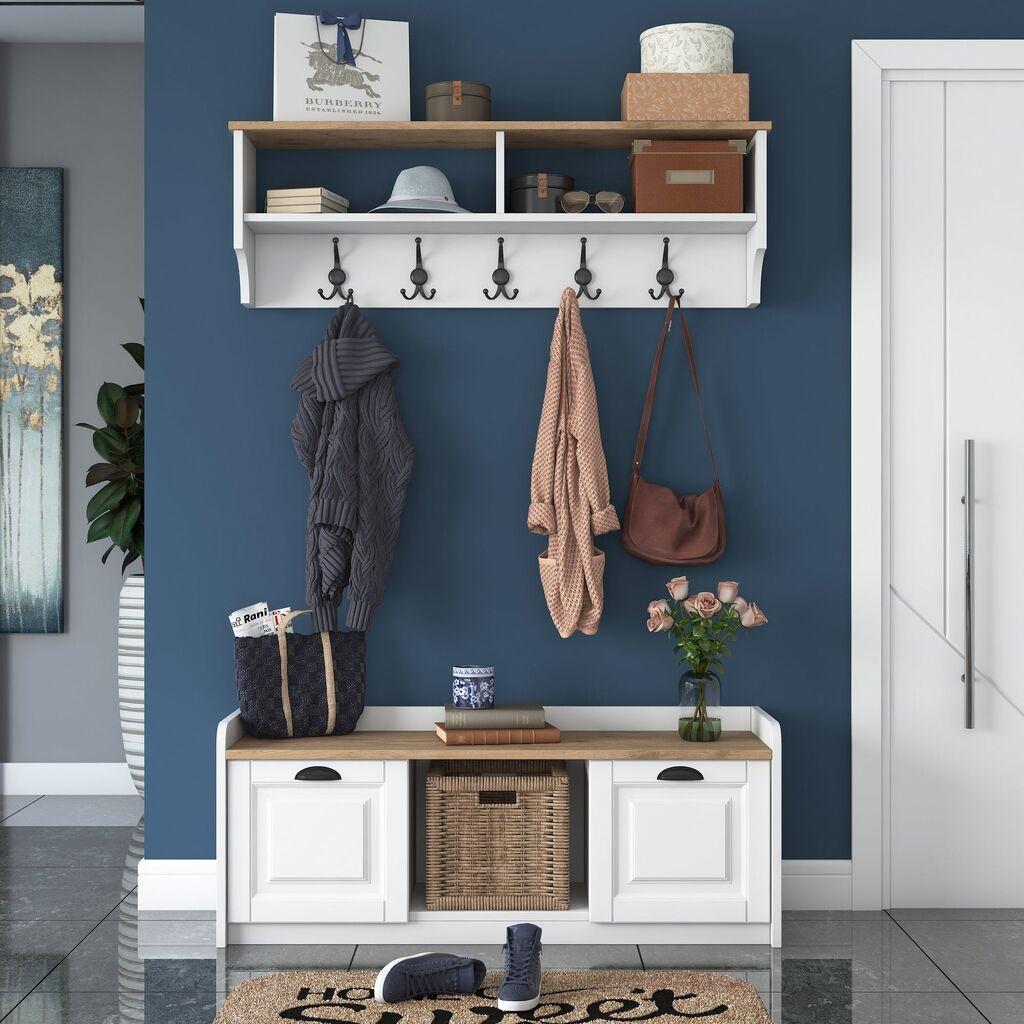 Hanah Home Stalak za cipele 120x45x40cm Orah