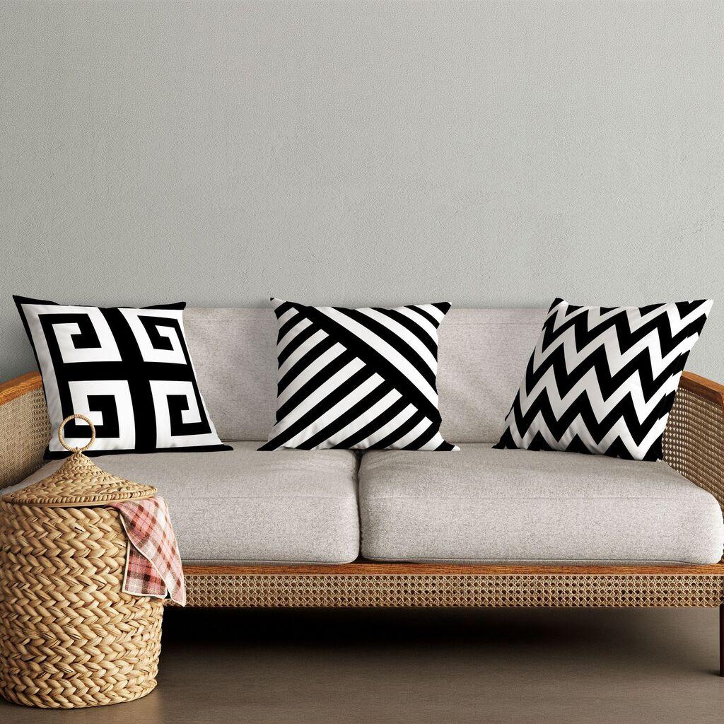 Aberto Design Set od 3 jastučnice 43x43cm Šarene