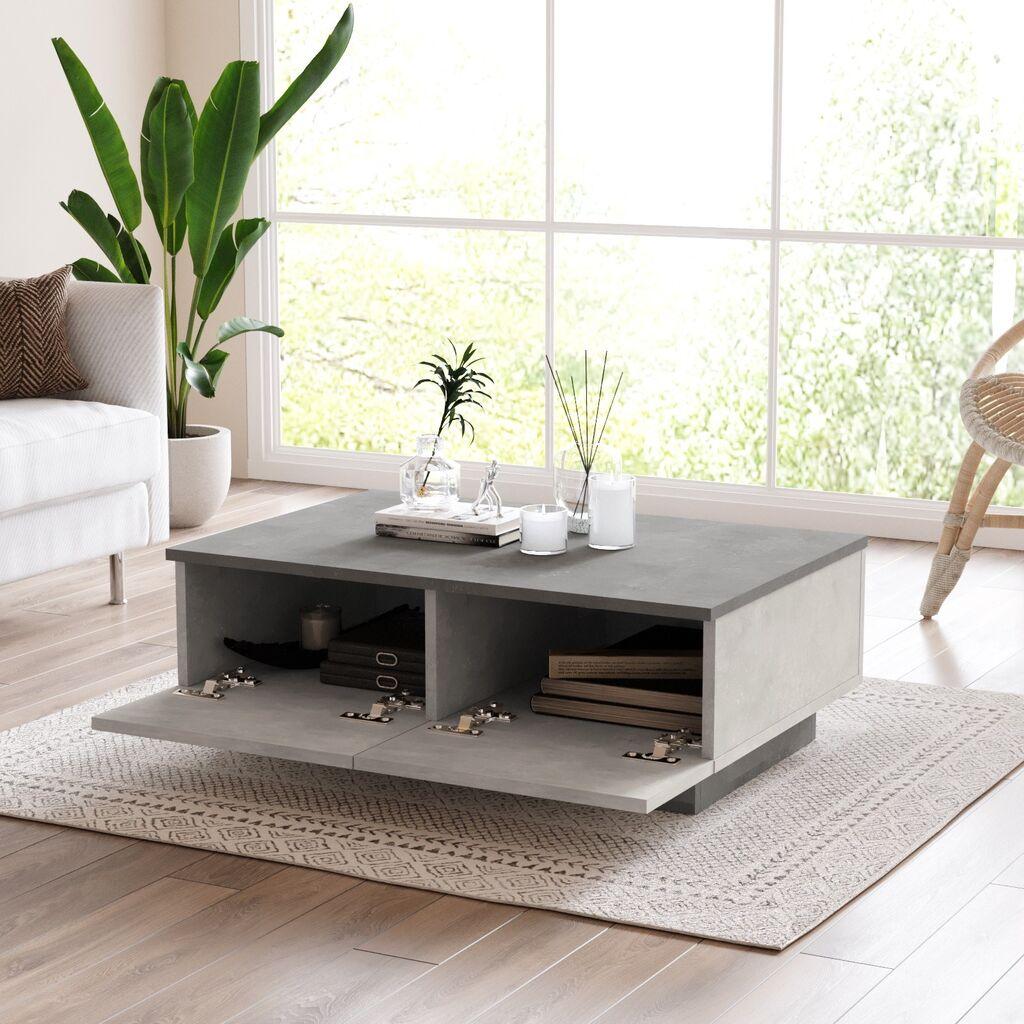 Hanah Home LV17 GT Stol za dnevni boravak, siva