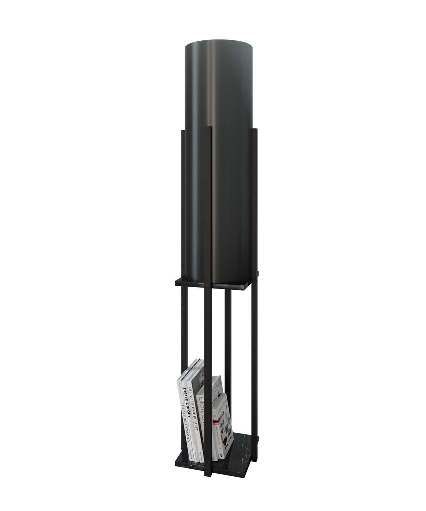 Opviq Dor Black v2 podna lampa, crna