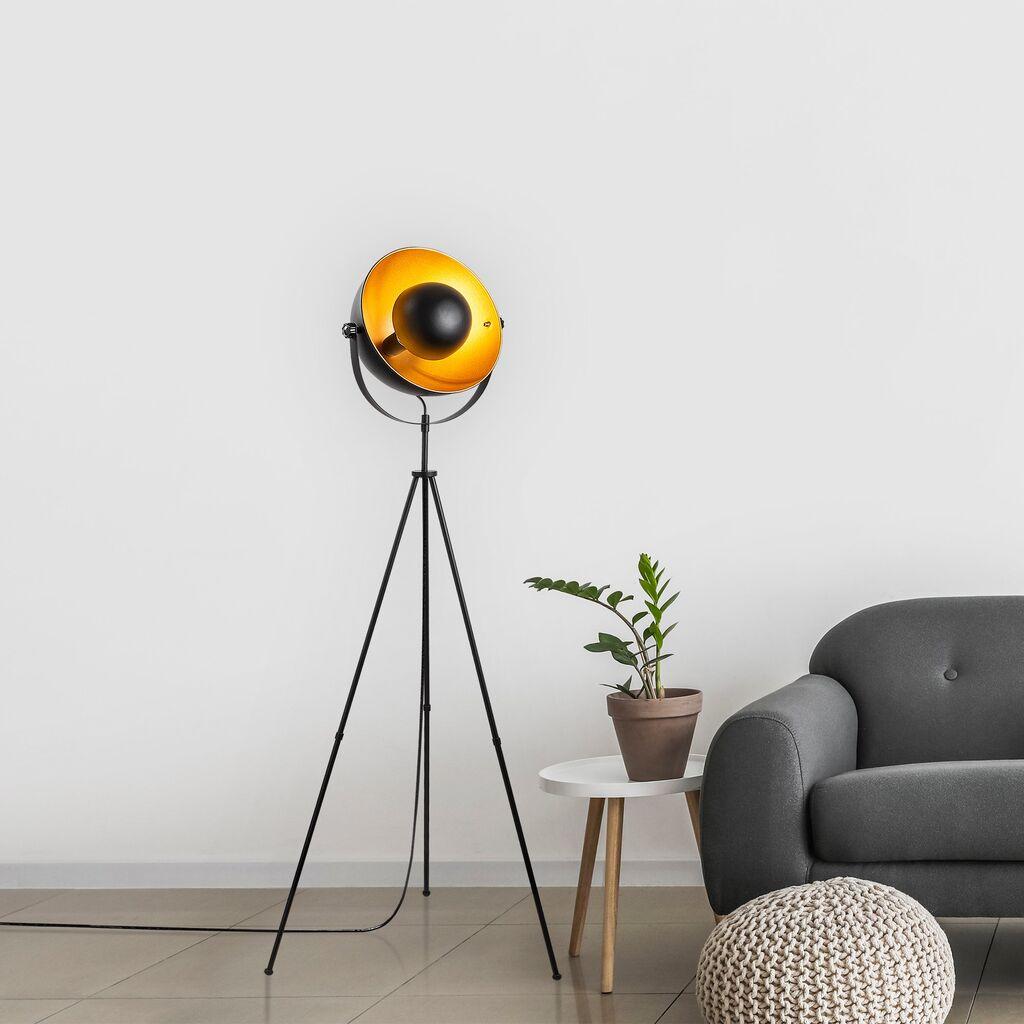 Opviq Mixed 11516 Podna lampa, Crna