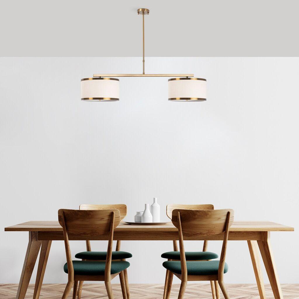 Opviq Way 11620 Viseća svjetiljka, E27, 2x40W, IP20, zlatna
