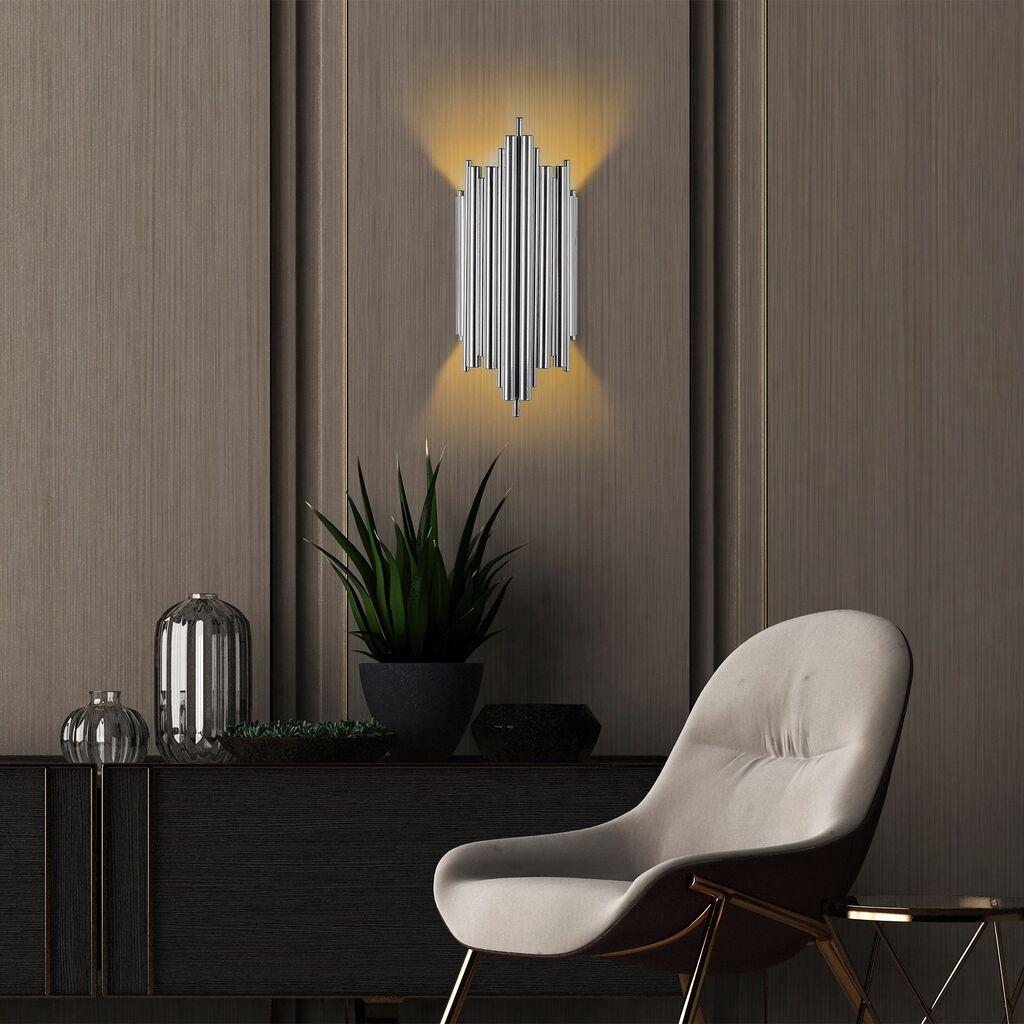 Opviq Zidna lampa E14 Grlo, Siva