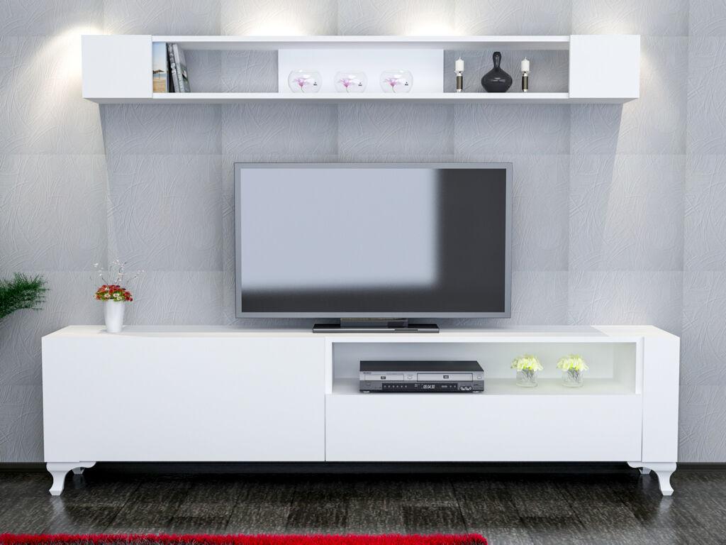 Hanah kućni TV komoda Kar White