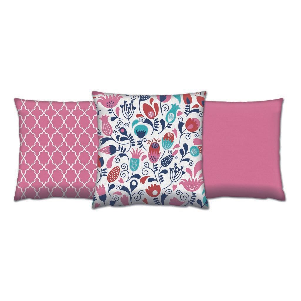 Aberto Design Set od 3 jastuka 43x43cm Šareni
