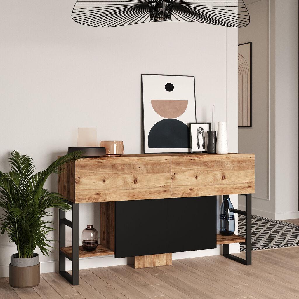 Hanah Home Komoda s ladicama 138,8x83,6x43,3cm Bež