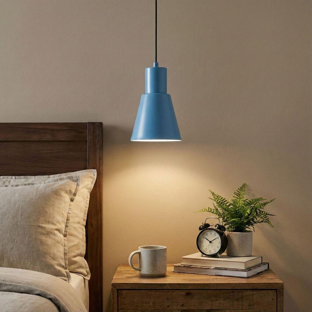 Opviq Luster Konikkem, 27-114cm, O14cm, E27, Plava