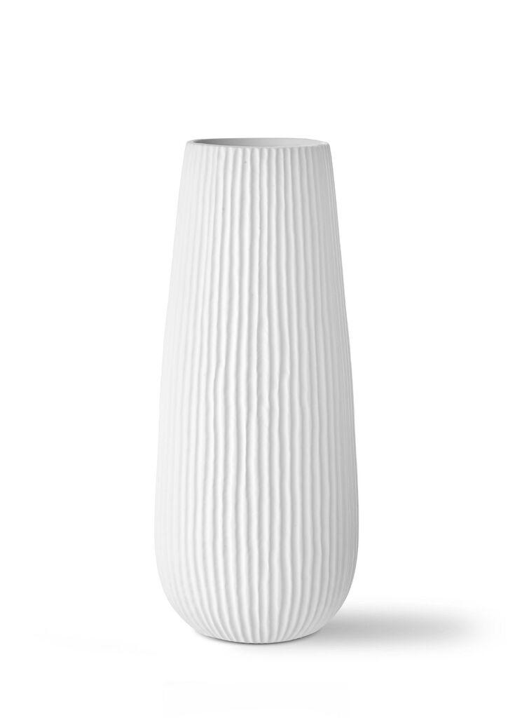 Vaza Aberto Design DKR0465, 17x17x41 cm, bijela