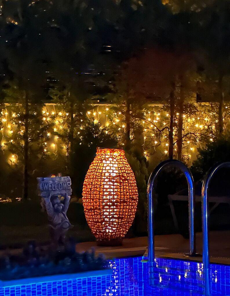 Opviq 4457 S08 Podna lampa, smeđa