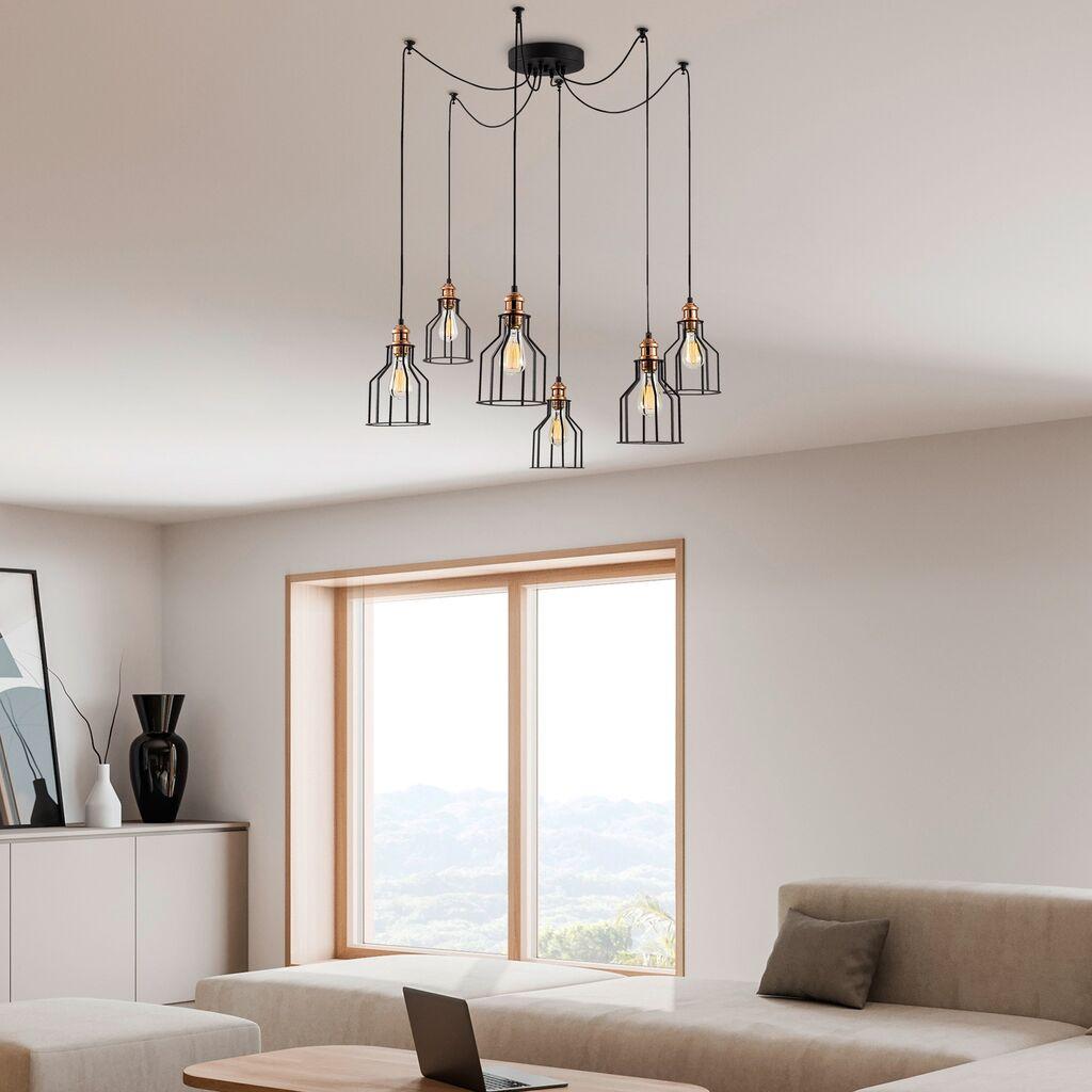 Opviq Luster Alacati-N-1091, 137 cm, 6xE27, 180 cm kabel