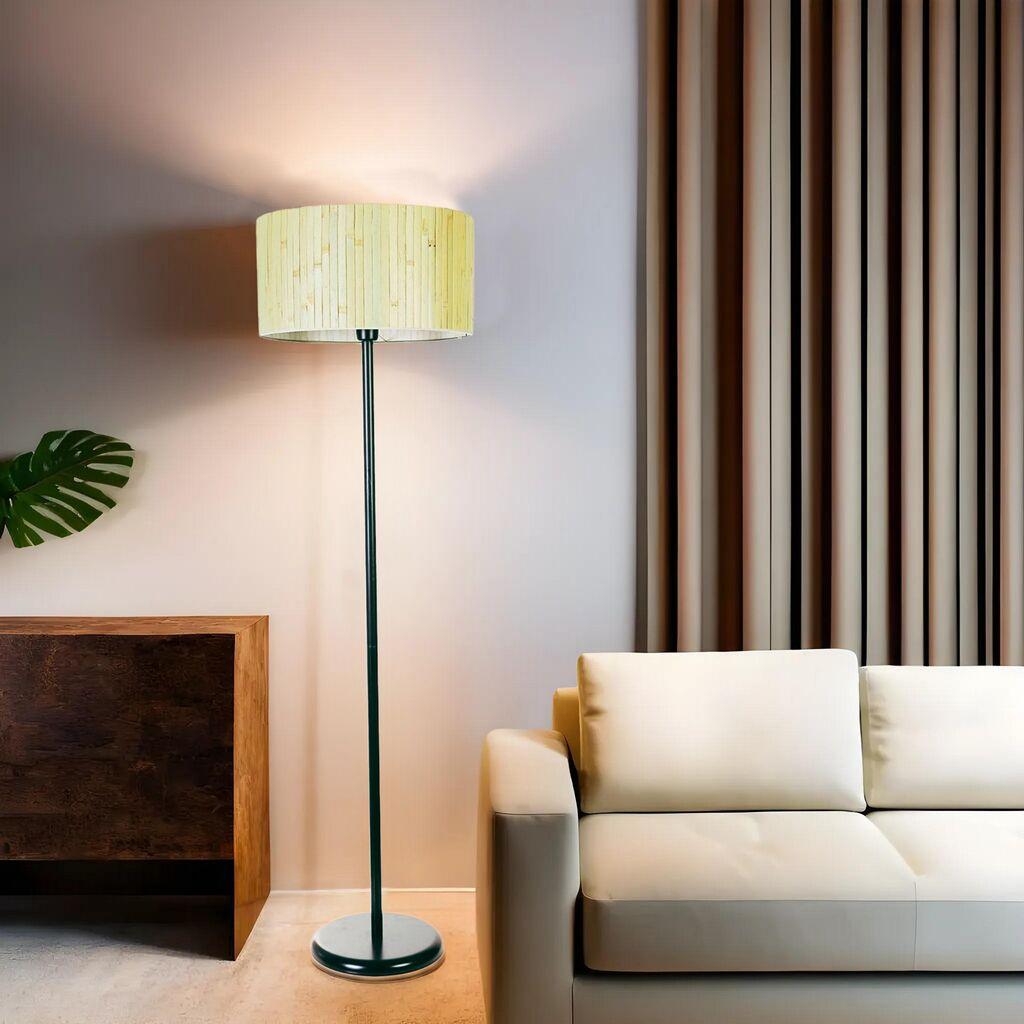 Opviq Podna lampa Bambu 08, 162 cm, E27, IP20, Crna