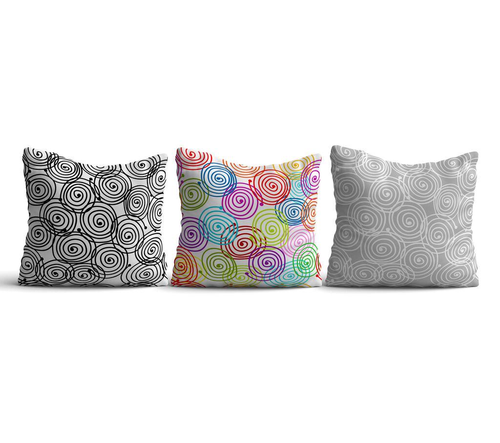 Aberto Design Set od 3 jastuka 43x43cm Šareni