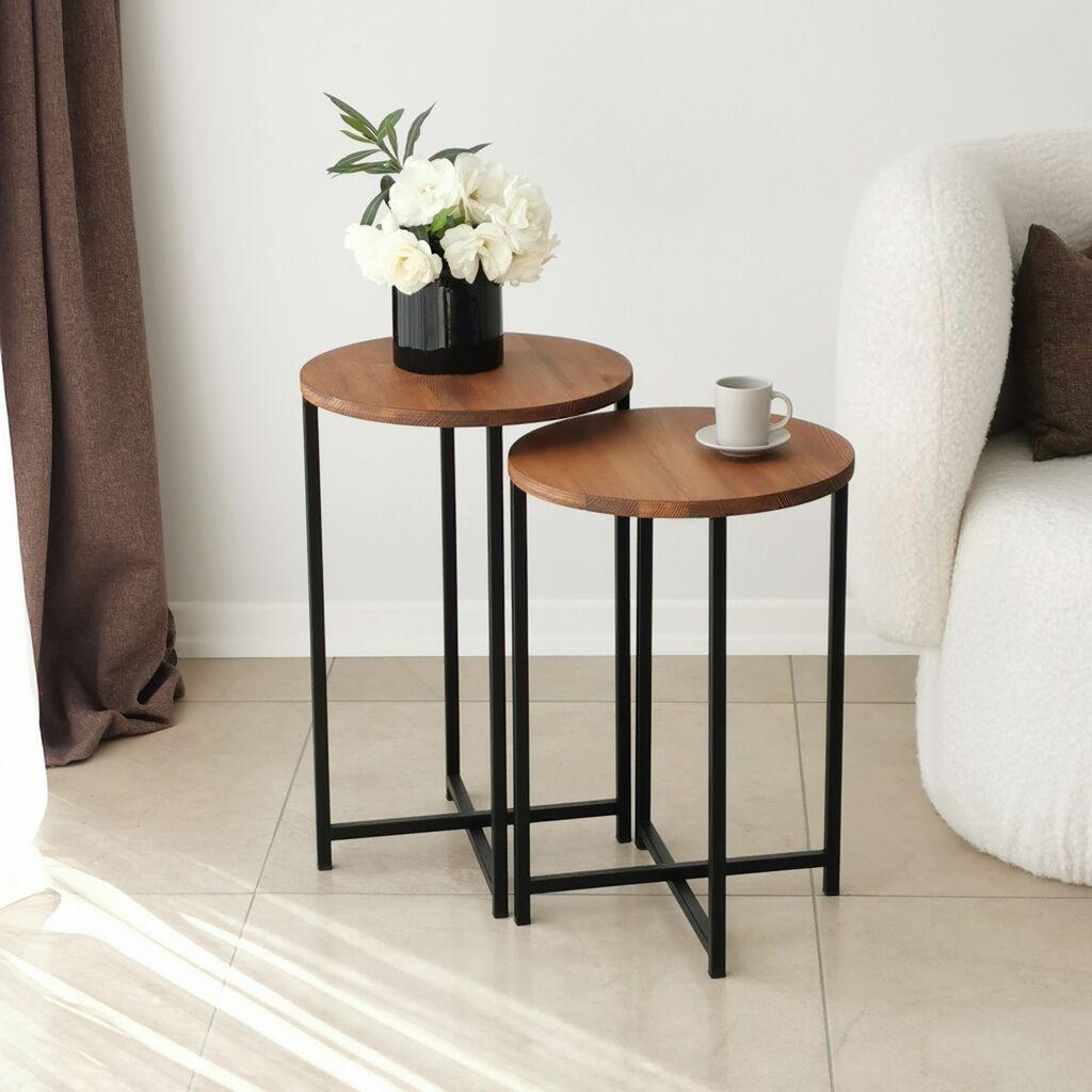 Hanah Home Club sto Neta 35x55x35cm Hrast