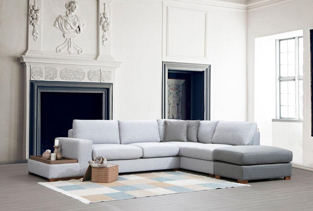 Atelier del Sofa Kutni set Loop 4 95x85x246cm Siva