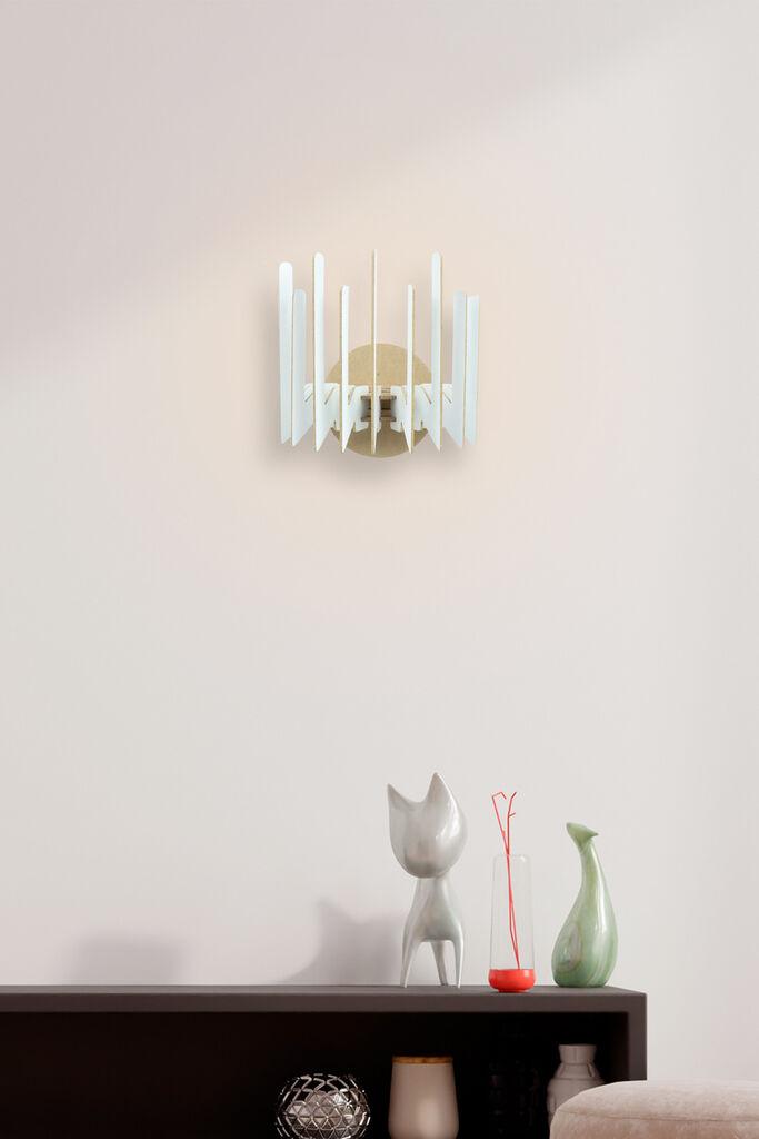 Opviq 207 ZB Zidna lampa, bijela
