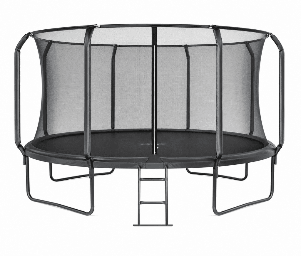 Dječija trampolina sa zaštitnom mrežom 4062, 305cm, Crna