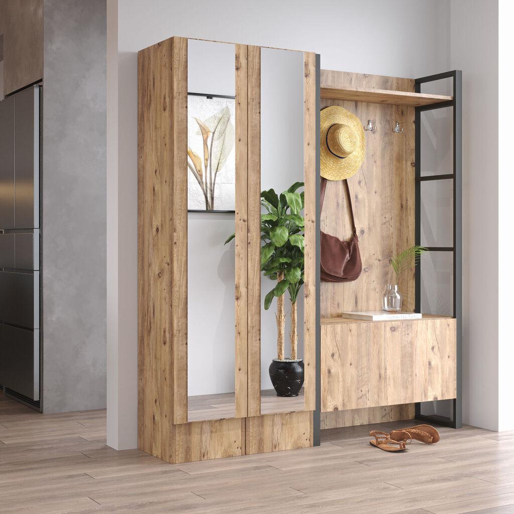 Hanah Home ML18 A Stalak za cipele, smeđa