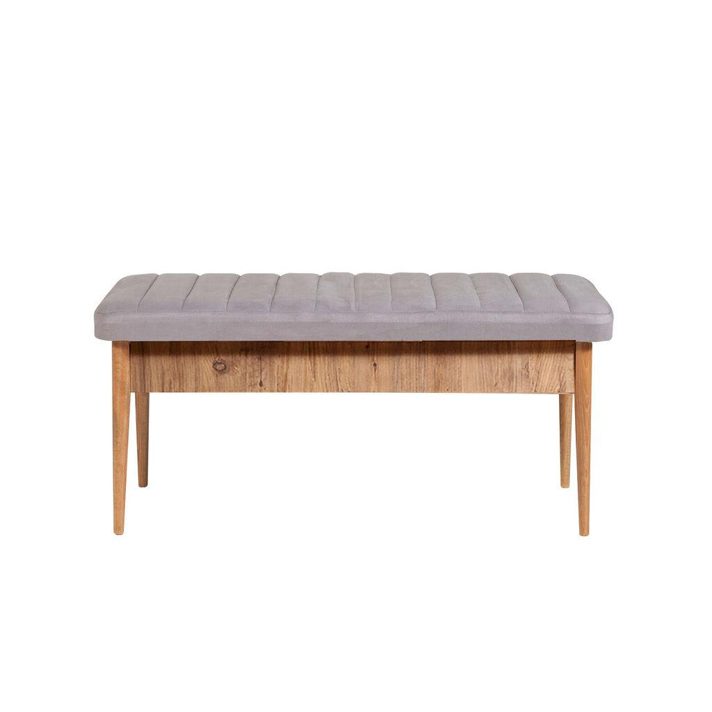 Hanah Home Vina Bench Soho Atlantic Trpezarijska klupa, Ljubičasta, Boja drveta
