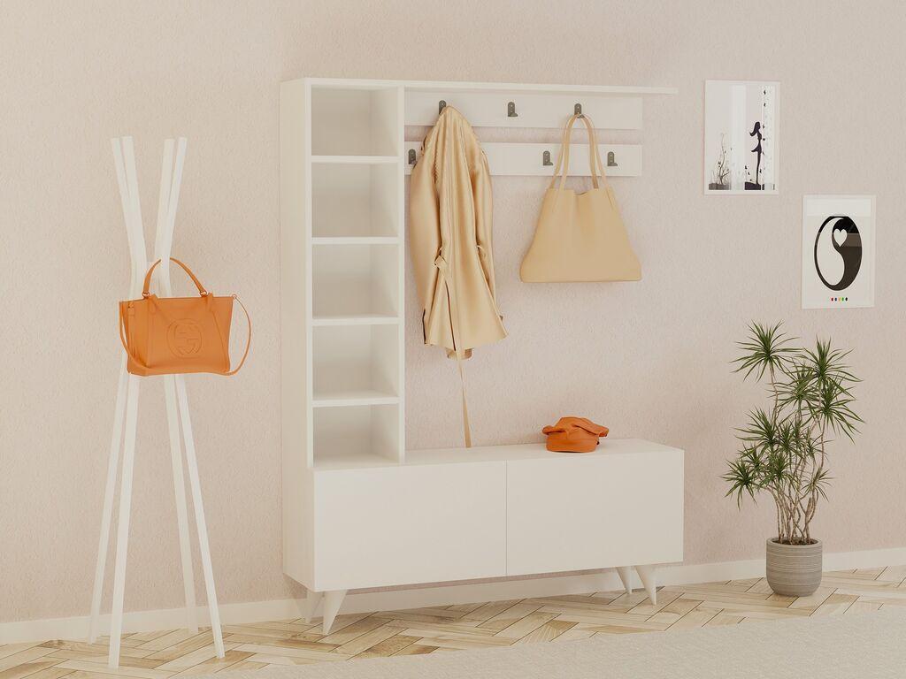 Hanah Home Stalak za cipele 120x161,8x32cm Bijeli