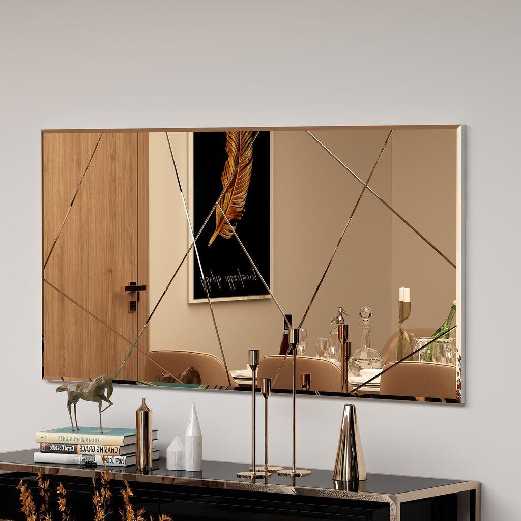 Hanah Home ogledalo bronzano