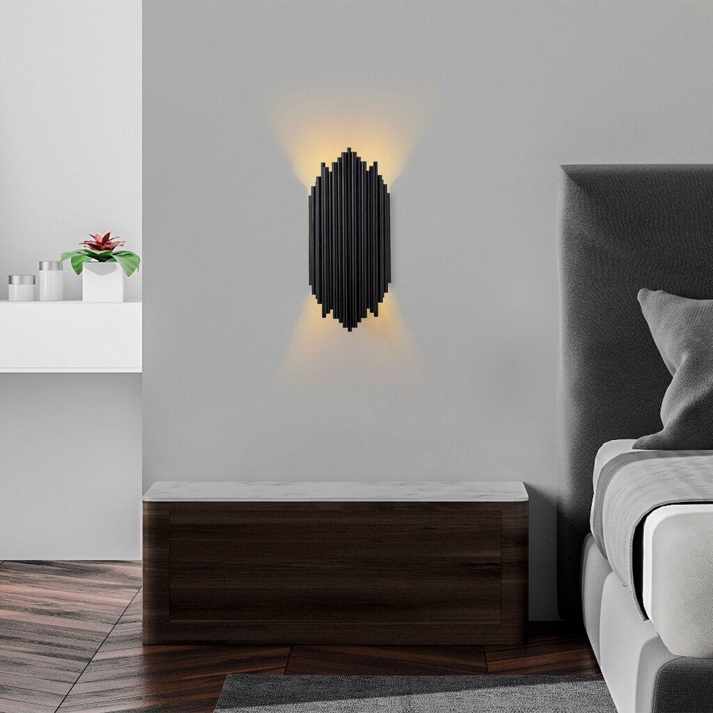 Opviq Kara 13345 Zidna lampa, Crna