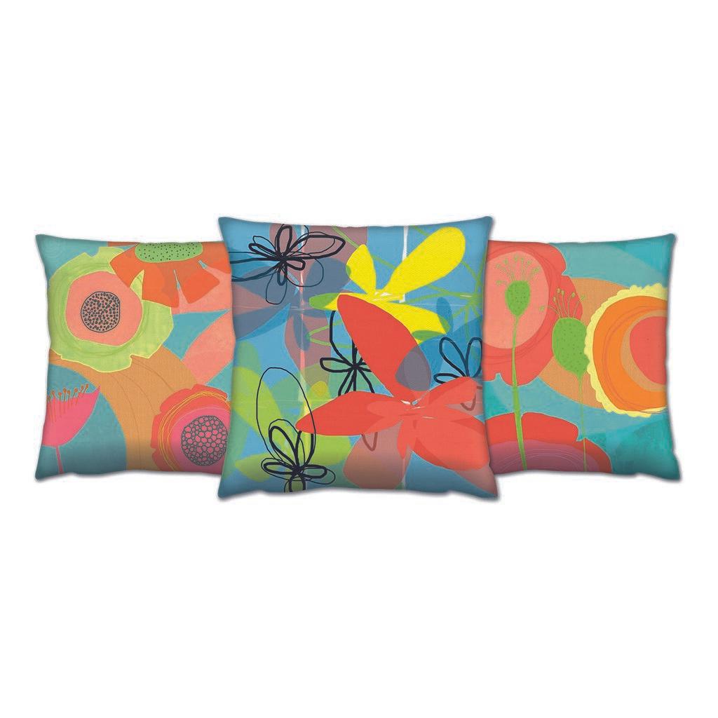 Aberto Design Set od 3 jastuka 43x43cm Šareni