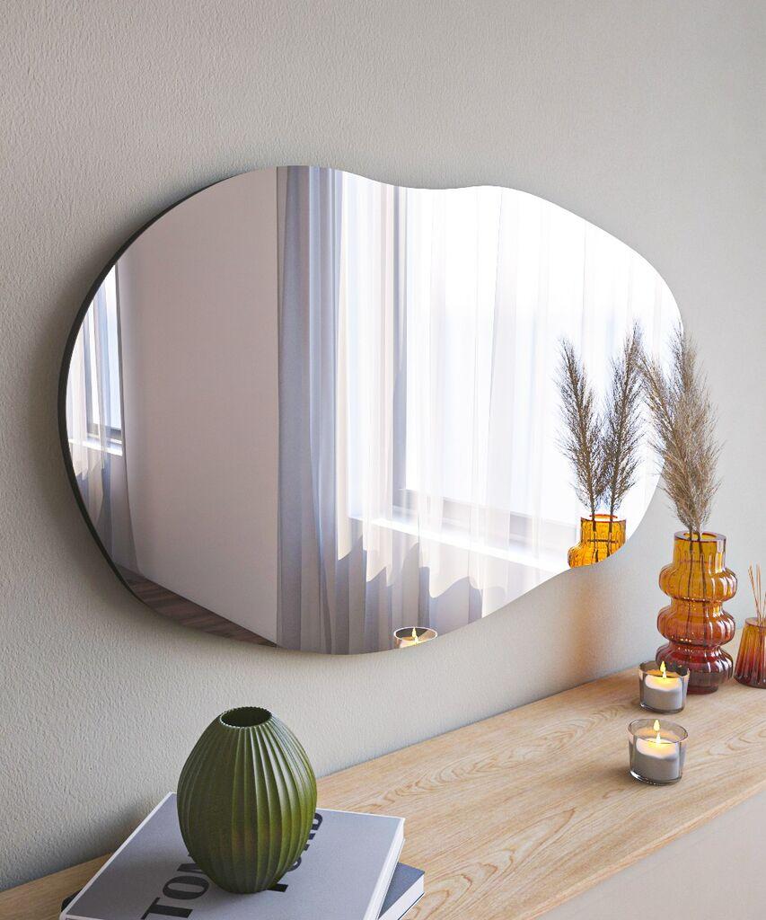 Hanah Home Mirror Lossa, 52x89cm, crna