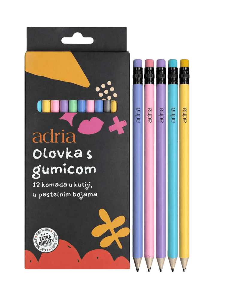 Adria Olovka sa gumicom 0225