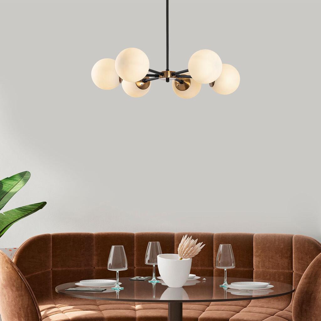 Opviq metalni luster 942FLG1165, zlatni