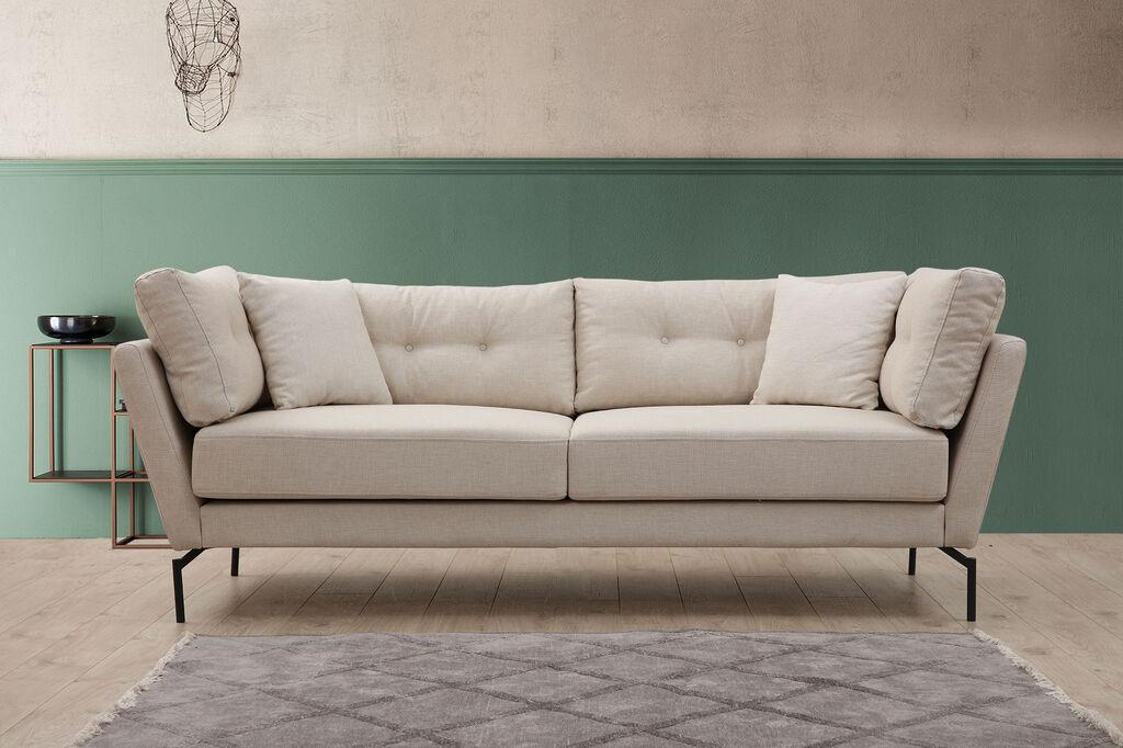 Atelier del Sofa Trosed Mapa 90x84x214cm Krem