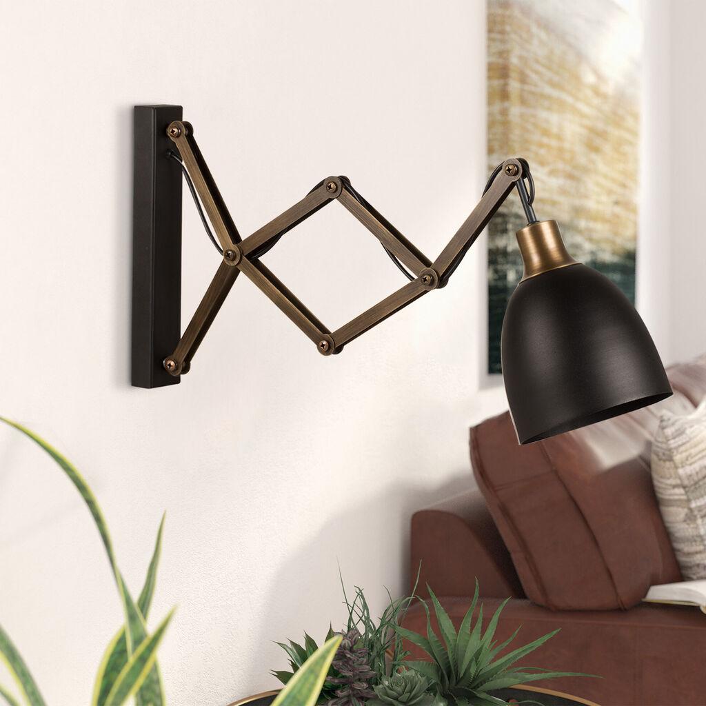 Opviq Sivani MR 725 Zidna lampa, Crna