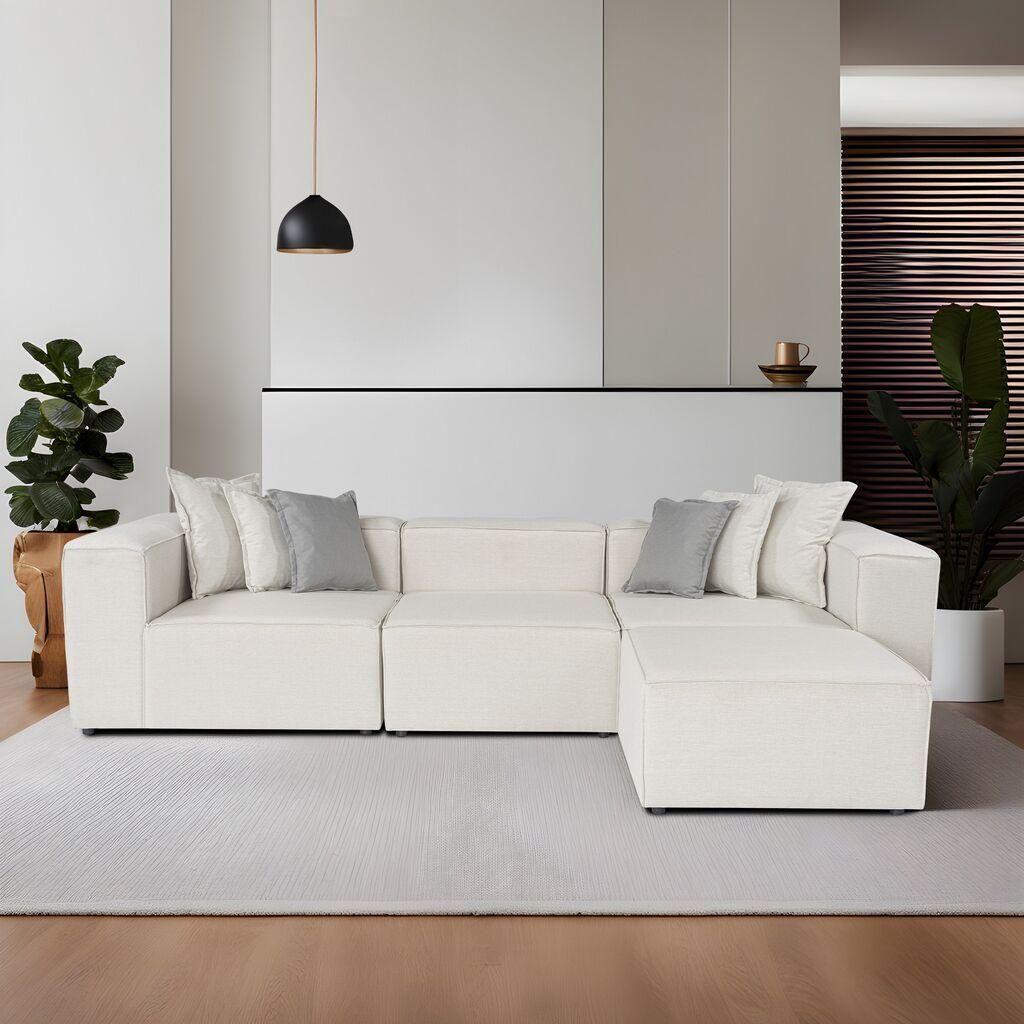Atelier del Sofa Corner set Frida 4 Beige