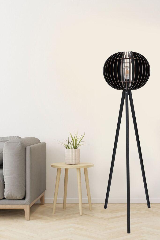 Opviq 192 podna lampa, crna