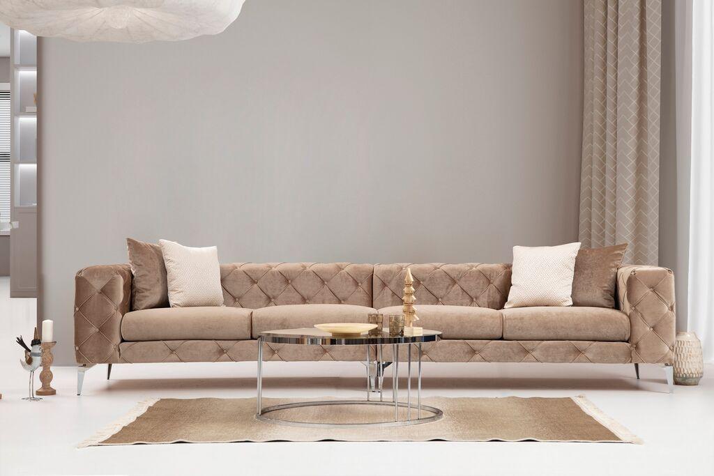 Atelier del Sofa Trosed Como 90x72x344cm Bež