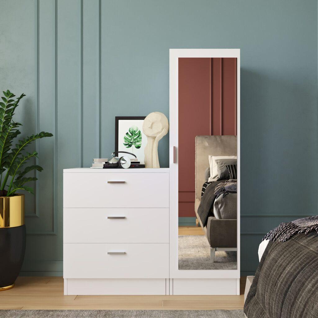 Hanah Home Komoda s ladicama 60x72x47cm Bijela