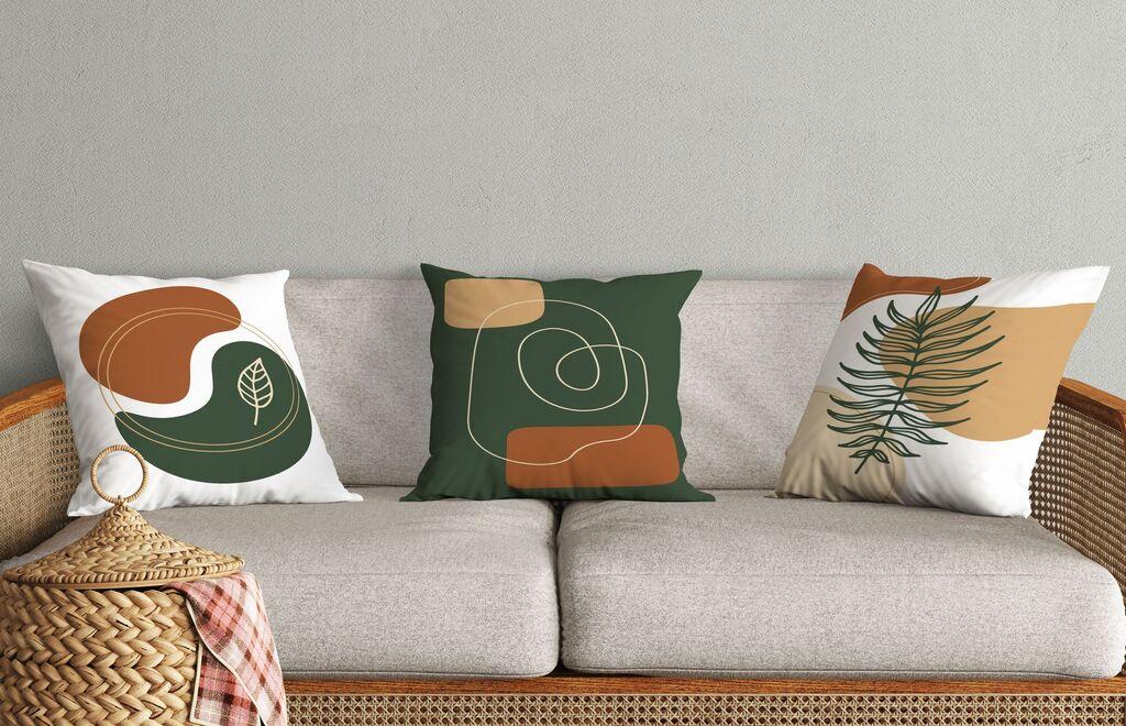 Aberto Design Set od 3 jastučnice 43x43cm Šarene