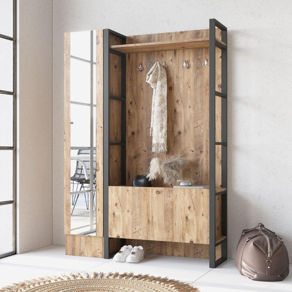 Hanah Home ML16 A Stalak za cipele, smeđa