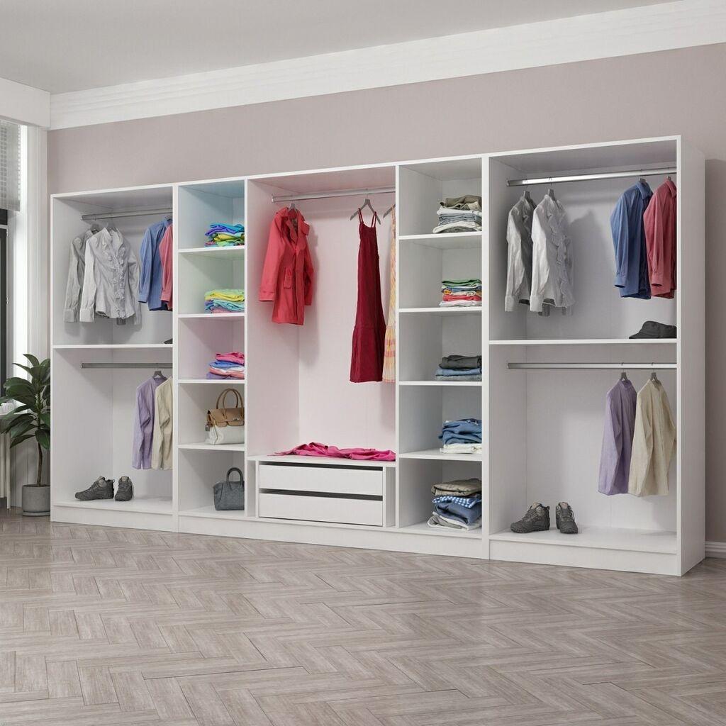 Hanah home Ormar Kale 360x190x52cm Bijeli