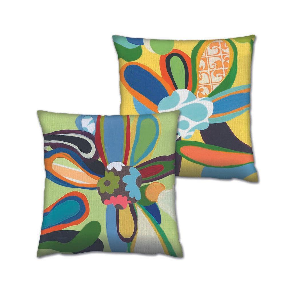 Aberto Design AB 4500 4501 Set od 2 ukrasna jastuka, 43 x 43 cm, Šareni