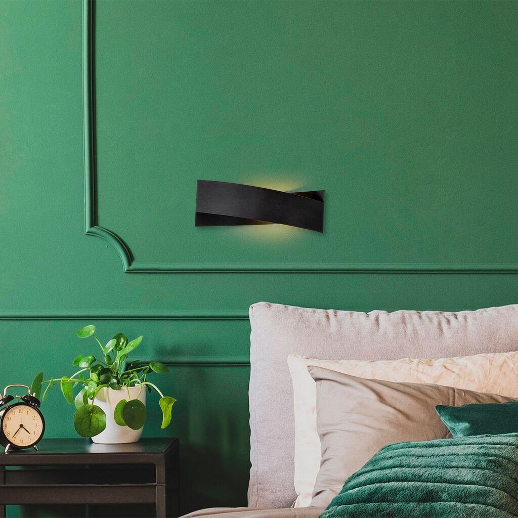 Opviq 7156 Zidna lampa, crna